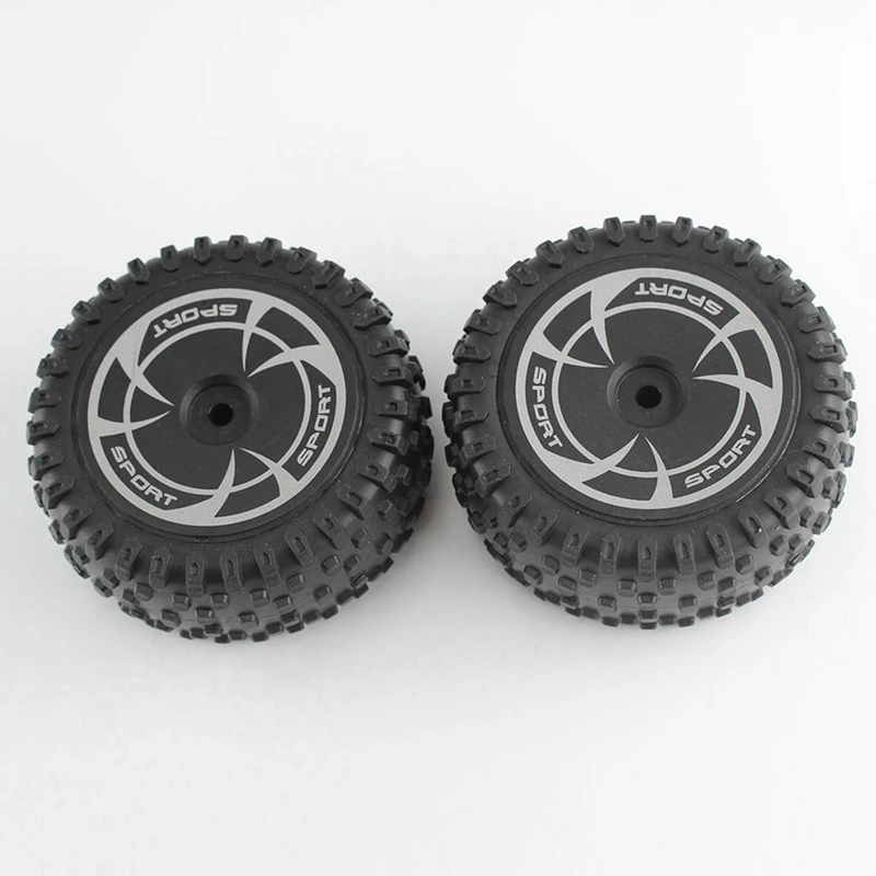 Parti di pneumatici per auto telecomandate da 2 pezzi per Wltoys 144016   After Wheel Set (large) Parti soggette ad usura Pneumatico