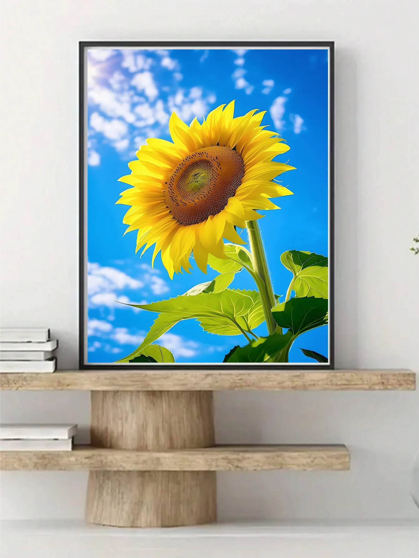 1 piece Yellow sunflower  DIY diamond painting, DIY diamond painting set accessories, suitable for home living