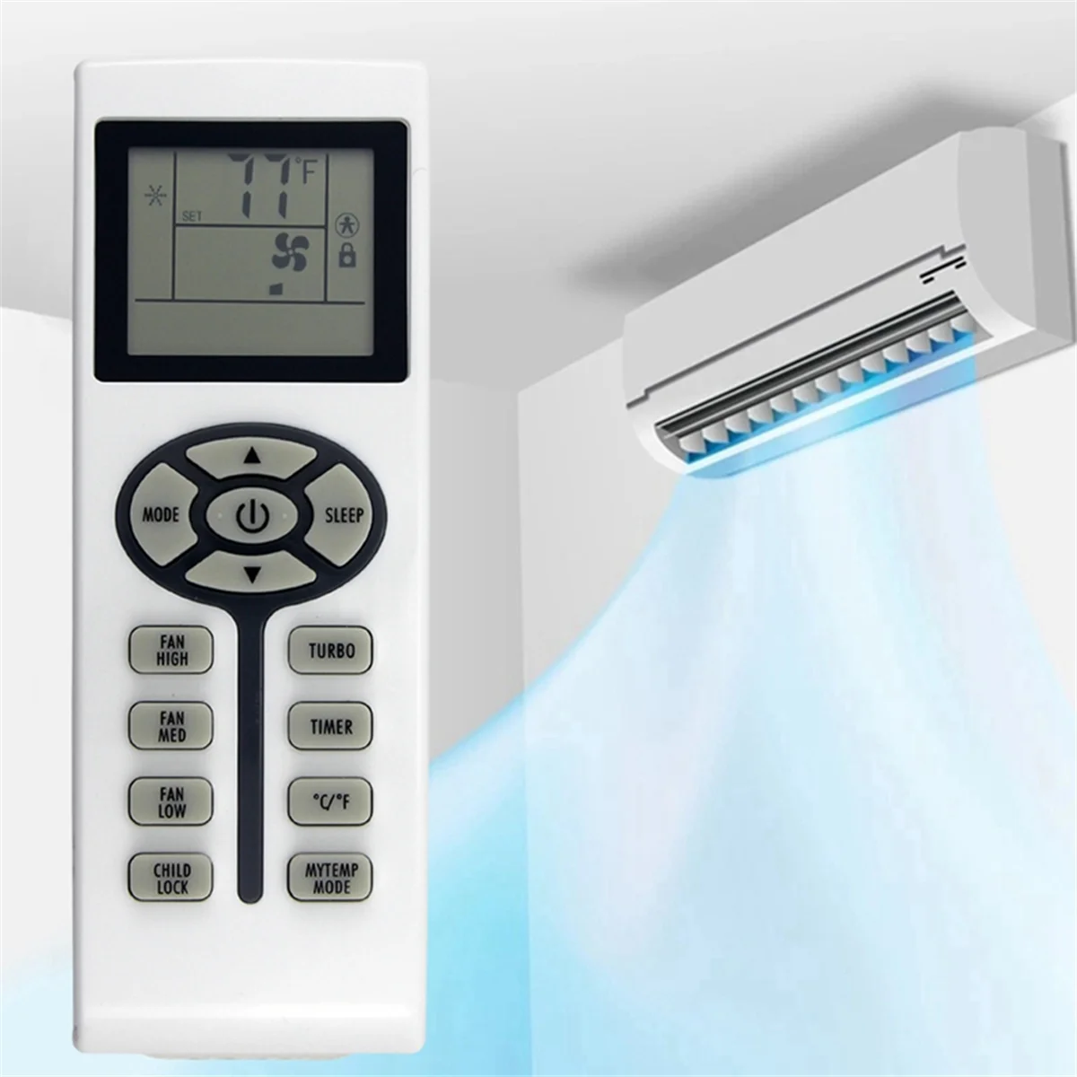 CCDD Замените пульт дистанционного управления кондиционером для Chigo ZCF/TL-09 ZCH/TL-09 Пульт дистанционного управления кондиционером