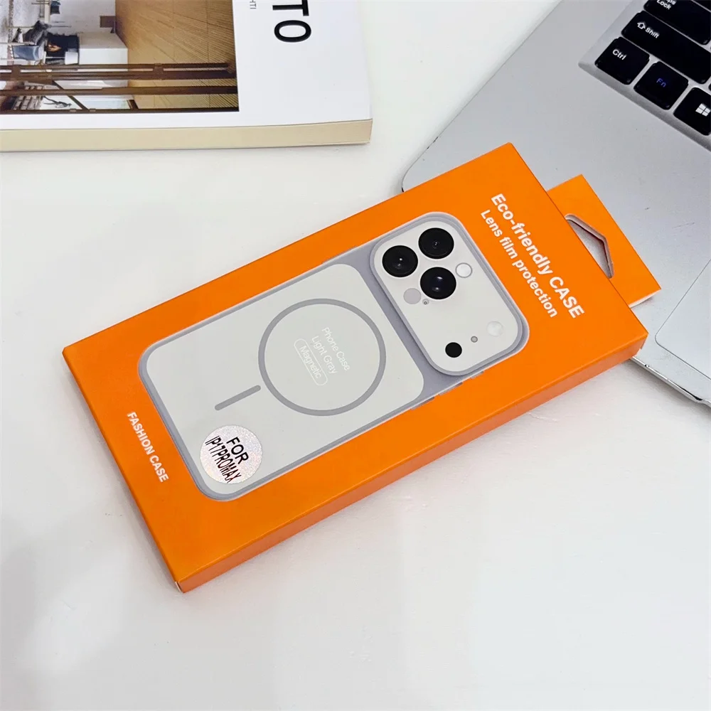 Luxuriöse Schutzhülle für Magsafe Magnetische Silikon-Handyhülle für iPhone 18 17 Pro Max Air 16 15 14 Plus 13 12 11 Boxed Stoßfeste Abdeckung – Detail 9