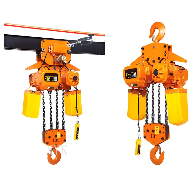Customizable 0.5-5T Ghost Head Ring Chain Electric Hoist Chain Lift Crane Trolley Hoist Fixed Running Electric Hoist