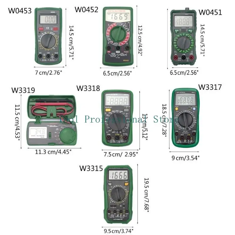 57QF 3999 카운트 전압 전류 디지털 볼트 앰프 커패시터 다이오드-3극 NCV-Hz 테스터