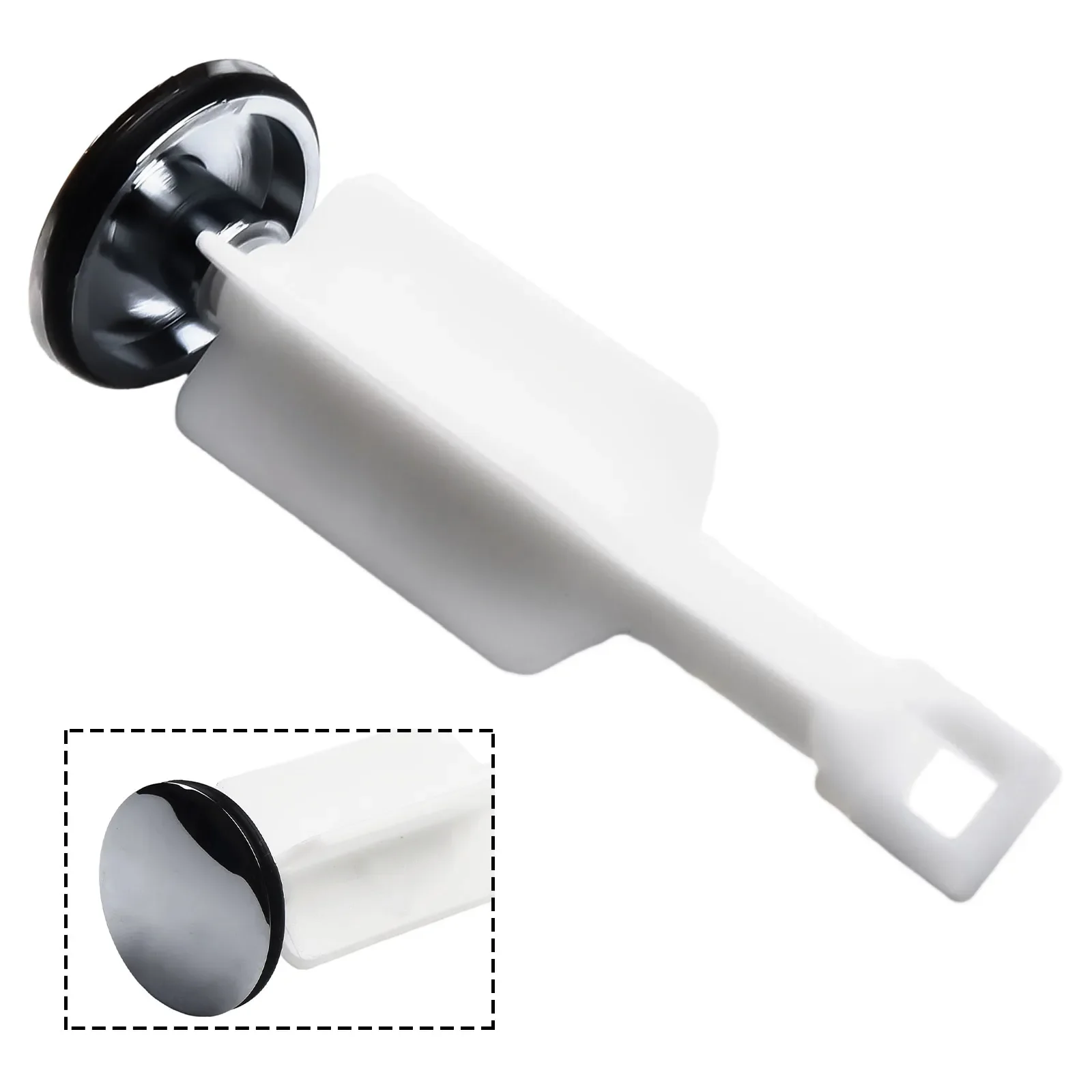 Sink Drain Stopper Pop-up Stopper For Kitchen Bathroom Plastic Silver Color Home Improvement Brand New Convenient