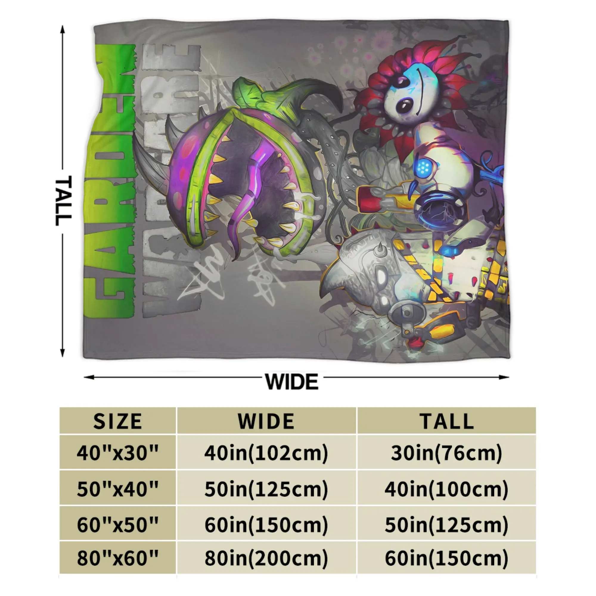 لعبة P-Plants-vs-Zombie بطانية جودة لينة الدافئة رمي بطانية الخريف ديكور غرفة نوم مفرش مريح