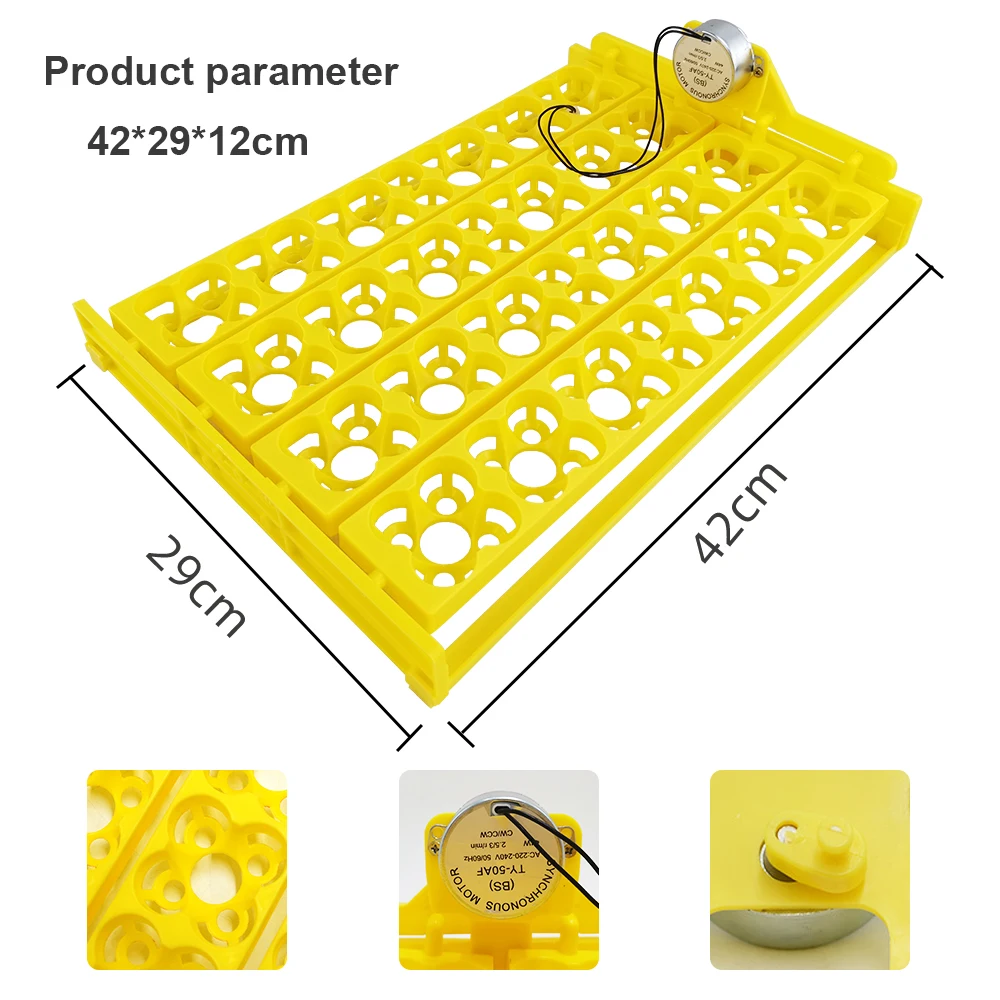 

24 Eggs Incubator 12V 110V 220V Egg Tray Eggs Turning Automatic Egg Hatching Incubator for Quail Goose Duck Bird Poultry