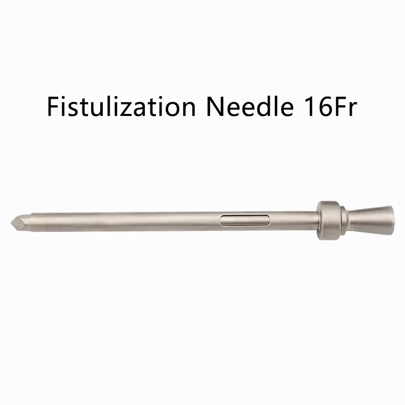 Stainless Steel Bladder Stoma Puncture Needle Urological Instrument Percutaneous Use Cystoscope Trocar Class I Fr Sizes