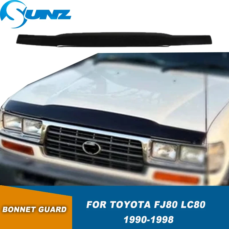 

Car Bonnet Guard For Toyota Land Cruiser 80 Prado Lc80 Fj80 Vx80 1990 1991 1992 1993 1994 1995 1996 1997 1998 Hood Deflector