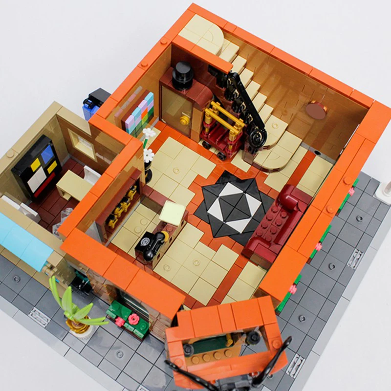 3222 PCS MOC City Street Views Angolo modulare Boutique Hotel Building Block Assemblaggio educativo fai da te Giocattolo per bambini Regali di Natale