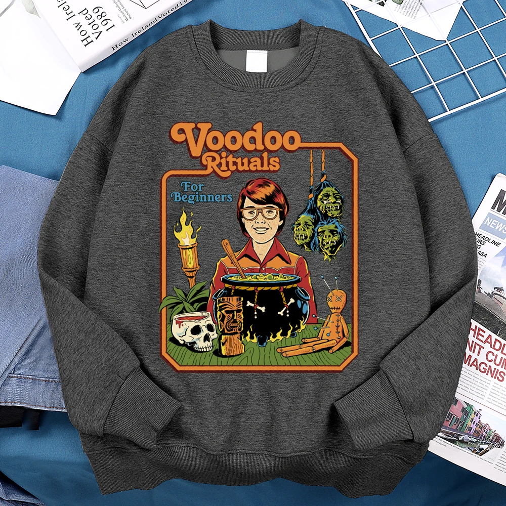 Voodoo Rituals For Beginners Hoody Men Women Sweatshirts Fashion Hip Hop Hoodie New Fleece Fleece Couple Clothing