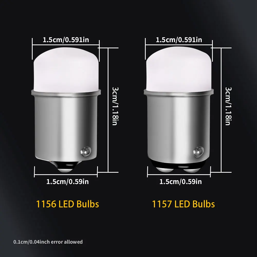 

2 шт. 1156 BA15S P21W 1157 BAY15D P21 5 Вт светодиодные автомобильные сигнальные лампы дневного света 12 В авто противотуманные фары белый красный желтый