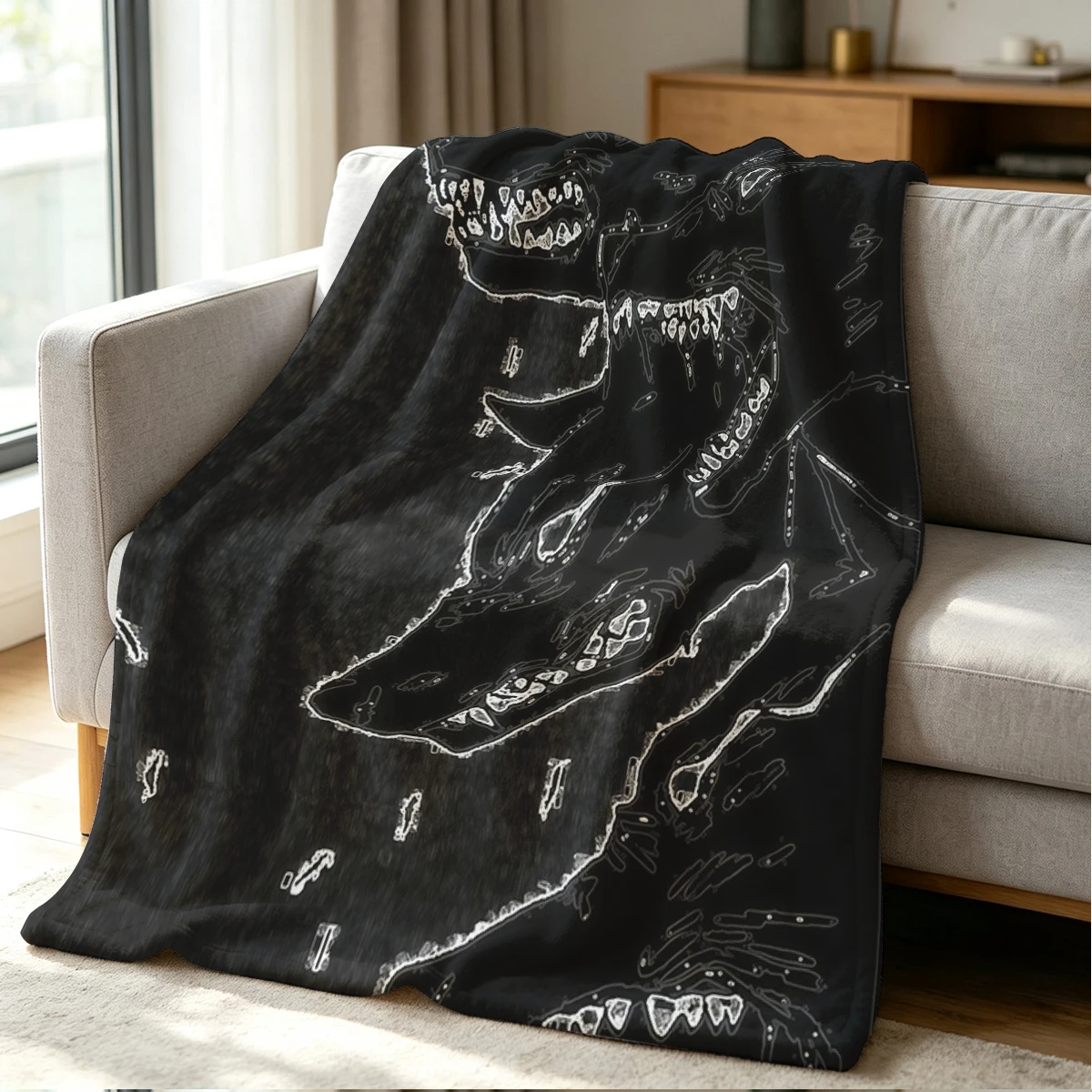 Feral Pack Blanket Soft Cozy Throw for Sofa Bed Festive Holiday Decor Gift for Kids and Adults,Lightweight and Warm