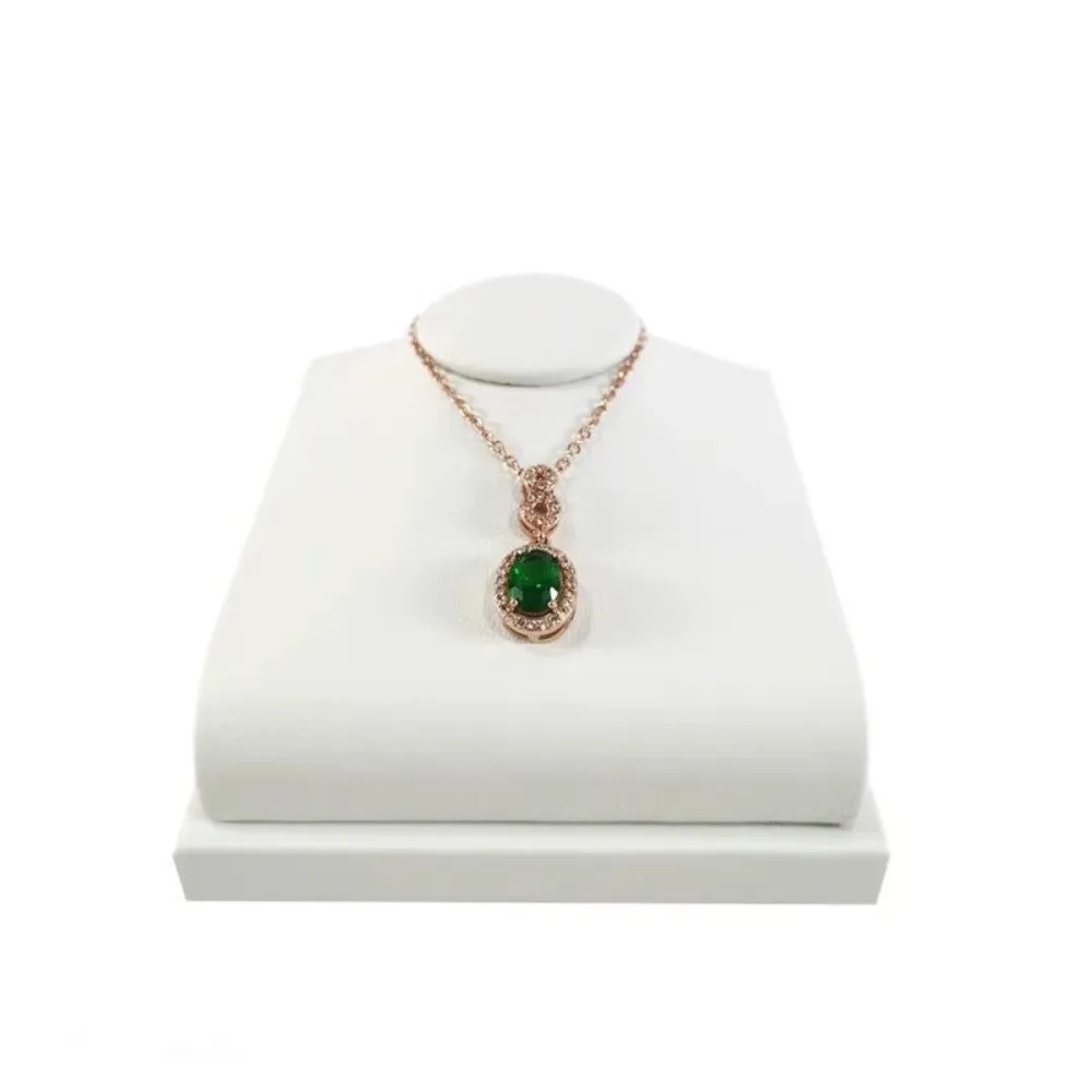 Mini Neck Portrait Model Jewelry Rack Velvet Multi-purpose Pendant Necklace Showing Stand European-style Aesthetic