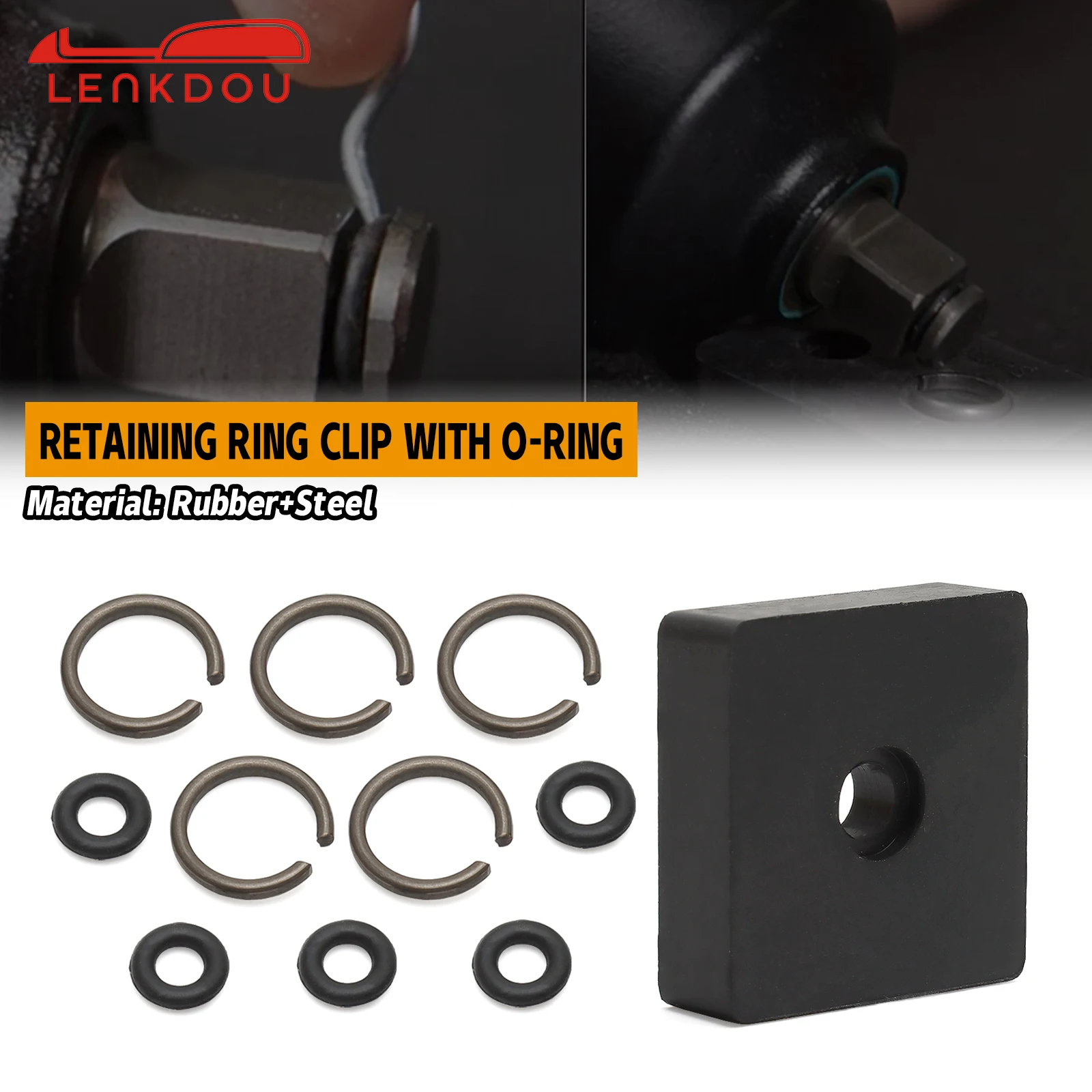 

Стопорное кольцо для ударного гайковерта Milwaukee 1/4" 1/2" 3/8" (беспроводной), черное, резиновое, стальное, сменное