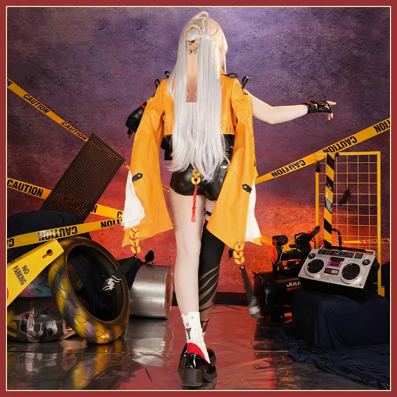 

CyGame ZZZ Zenless Zone Zero Yixuan Косплей Костюм Парик Обувь Yi Xuan Cos Наряд Для Хэллоуина Униформа Для Взрослых Женщин Мужчин