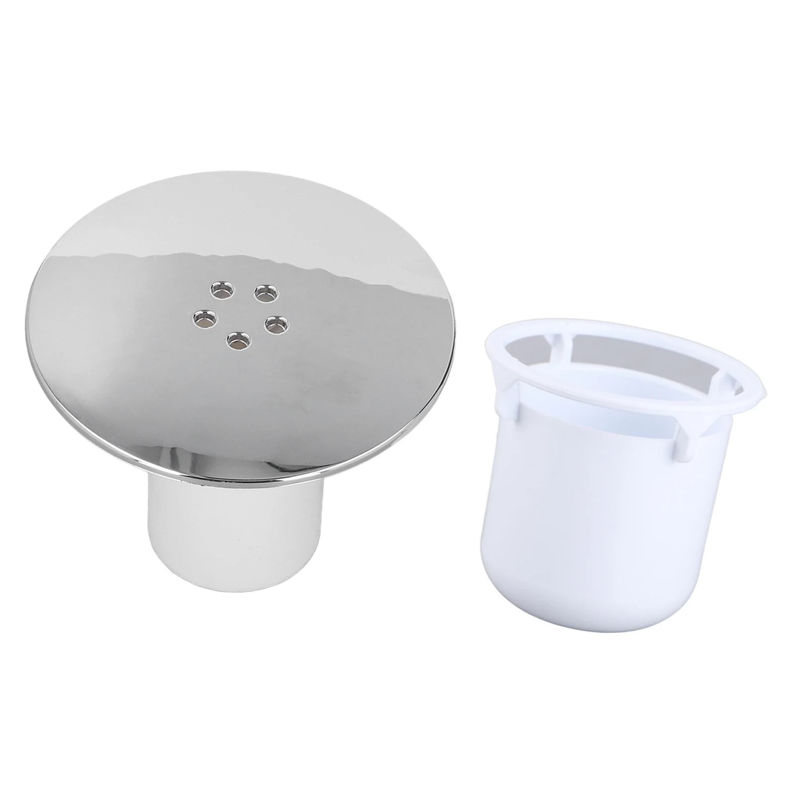 دش النفايات فخ غطاء دش غطاء للصرف صينية النفايات فخ التوصيل ثقب غطاء استبدال علاج الكرومات بسرعة #3