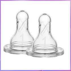 Dr. Brown's Standard mouth nipple/Newborn/each stage of baby nipples/Food grade silicone nipple