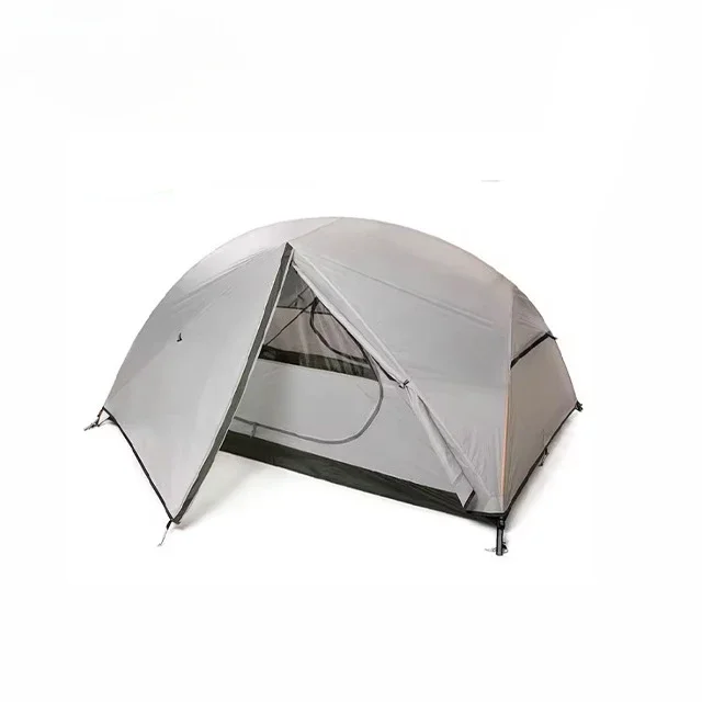 Season double tent 20d nylon double-layer self-standing tent aluminum pole outdoor ultra-light camping tent