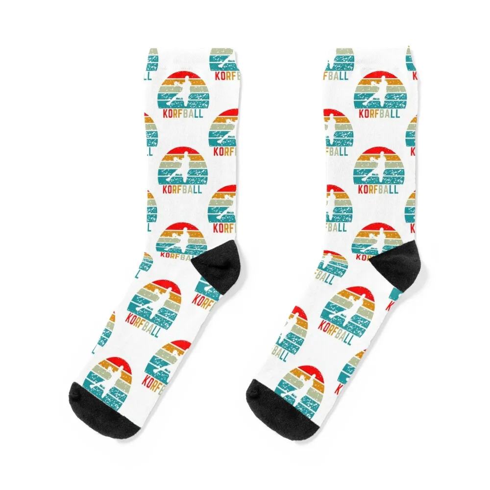 

Vintage Retro KorfBal Socks Men's snow with print cool Socks Women's Men's