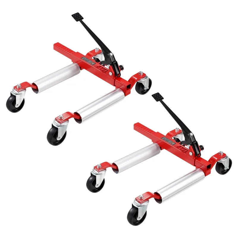 SucceBuy Wheel Dolly Heavy  Vehicle Positioning Ratchet Tire Jack Max Capacity 1500 Lbs Car Dolly for Car Auto Repair Moving
