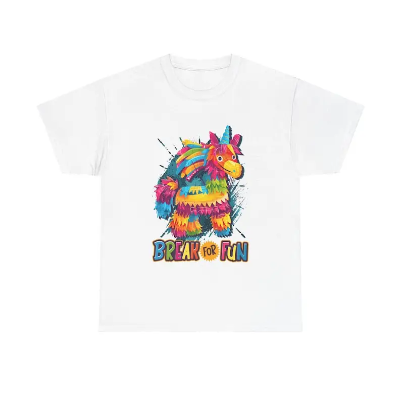 Break For Fun Piñata T-shirt, Funny Piñata Celebration T-shirt, Fiesta Birthday Tee, Cinco De Mayo Shirt,