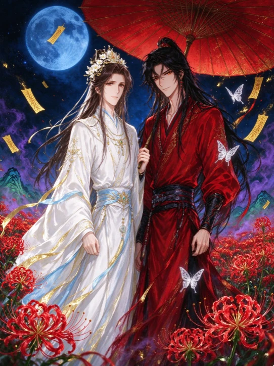 Cartoon Heaven Official's Blessing Ancient Style 500/1000/1200/2000PCS Jigsaw Puzzle Hand Assembly Home Wall Art Decor