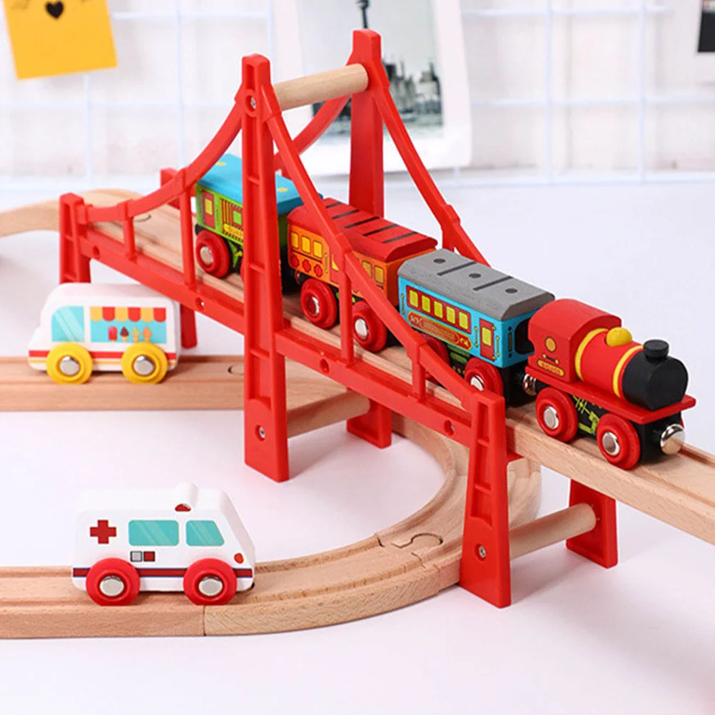 

2Pcs Toy Train Bridges Train Track Bridges Toy Train Accessories Kids Toys Birthday Gift