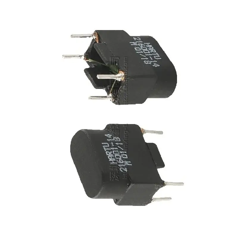 5PCS/ imported plug-in miniature 30UH 2A switching power supply filter common mode inductance magnetic ring coil choke