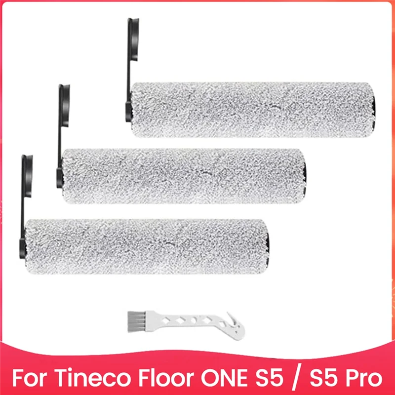 SANQ HEPA تصفية لينة الأسطوانة فرشاة أجزاء أطقم ل Tineco Floor ONE S5 / S5 Pro اللاسلكي أجزاء المكنسة الكهربائية الرطبة والجافة