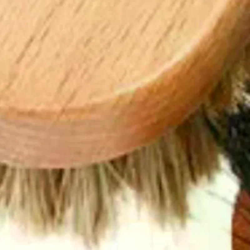 Handle Details Polishing And Cleaning Brush Horse Hair Wood Brush Leather Shoe Care And Cleaning Shoe Brush