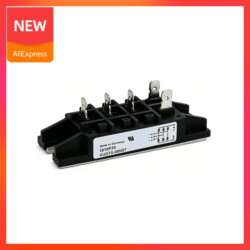 New Original VUO70 Series VUO70-08NO7 VUO70-12NO7 VUO70-14NO7 VUO70-16NO7 Three Phase Diode Bridge Rectifier Module