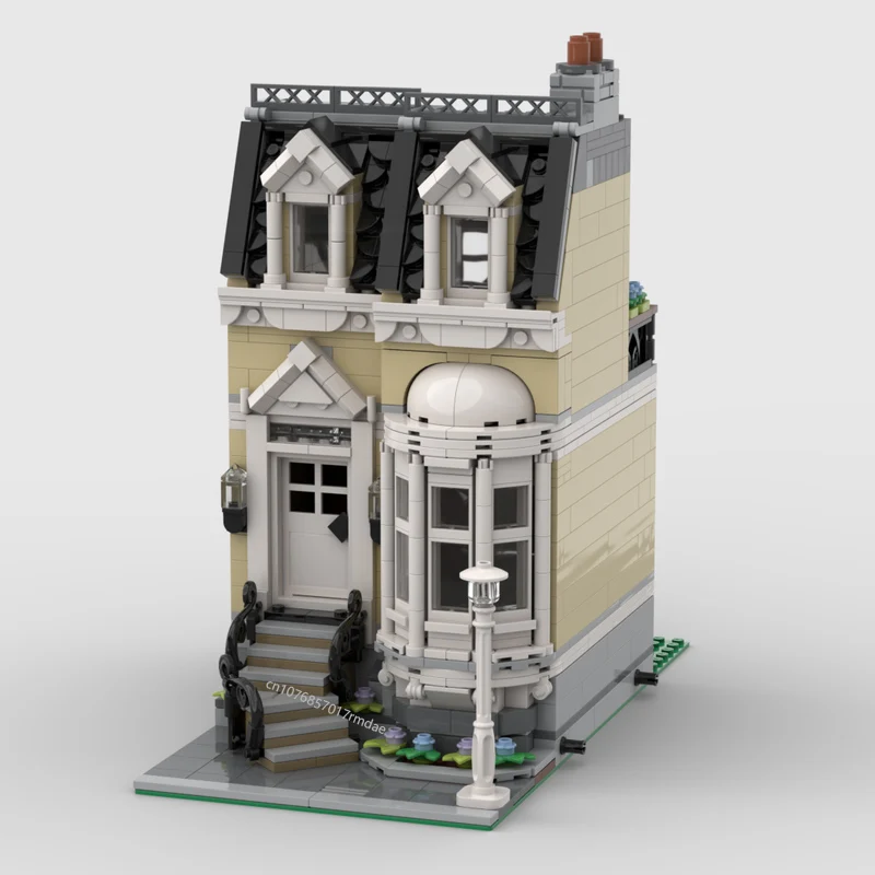 เมืองใหม่ร้อนขาย Street View Modular Town House อาคาร DIY ความคิดสร้างสรรค์ ChildrenToy ของขวัญวันเกิดบล็อก MOC-10270