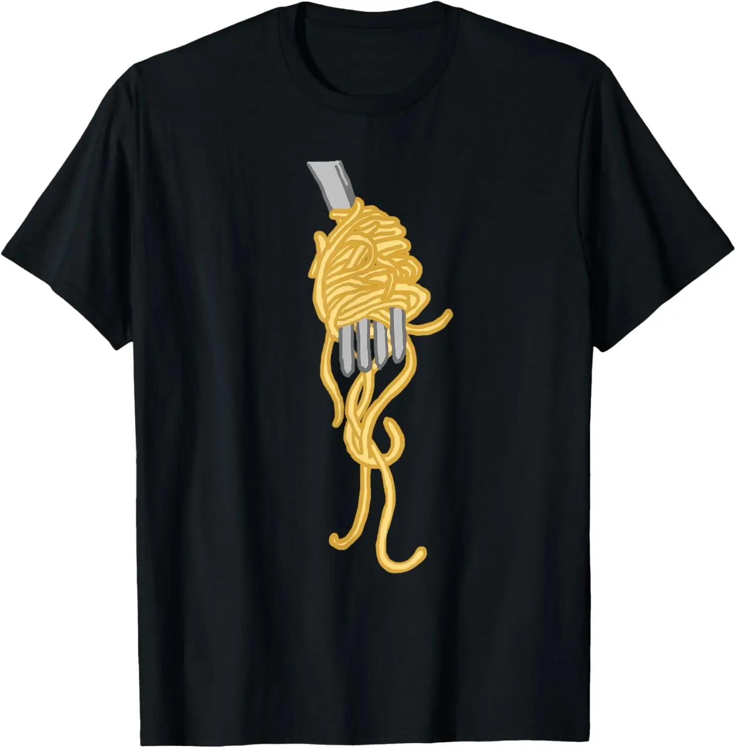 Spaghetti Pasta Noodles Italian Cook Macaroni Fork Food T-Shirt