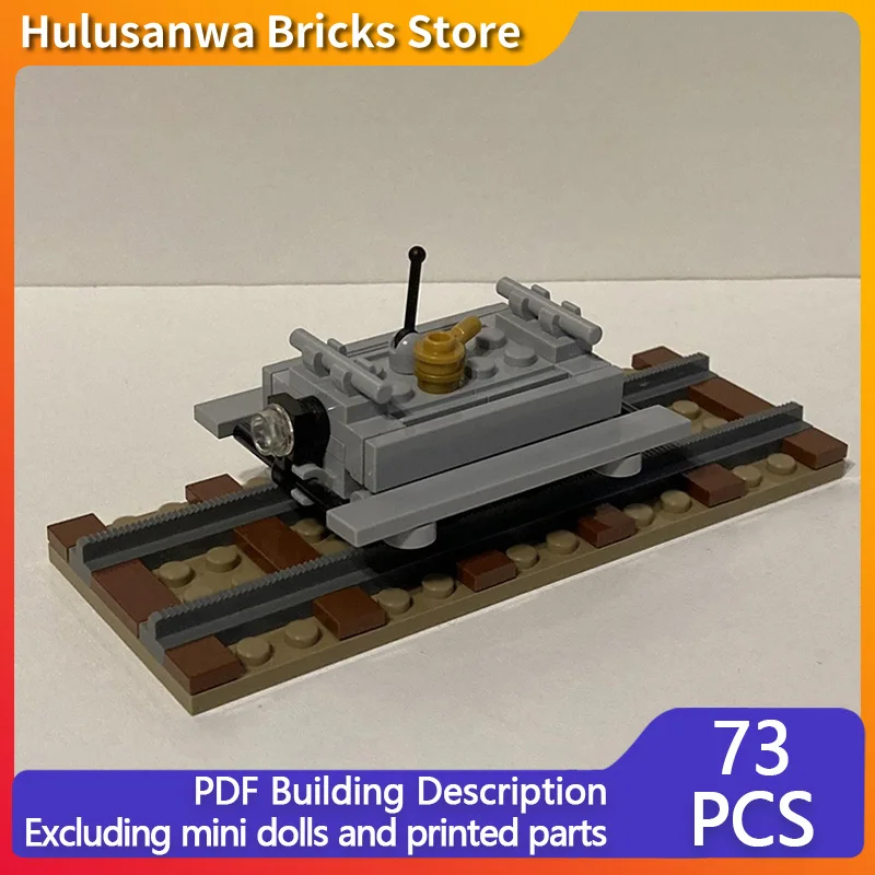 

WW1 железнодорожные транспортные средства модель MOC строительные кирпичи военное оборудование модульные технологии подарки праздник сборка детские игрушки