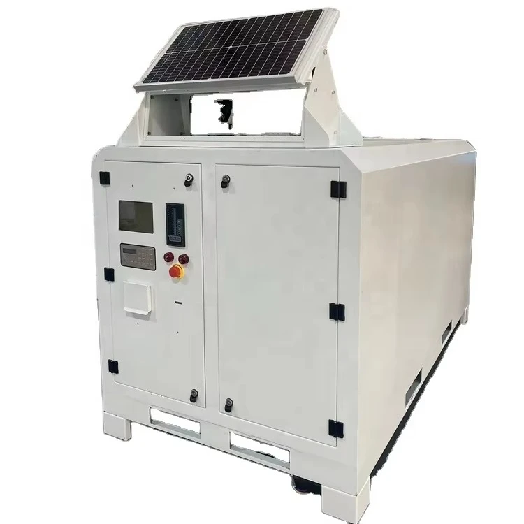 Solar Powered Mini Fuel Station with Accurate Tank Gauge System, Portable Self-Service Fuel Dispensing Machine