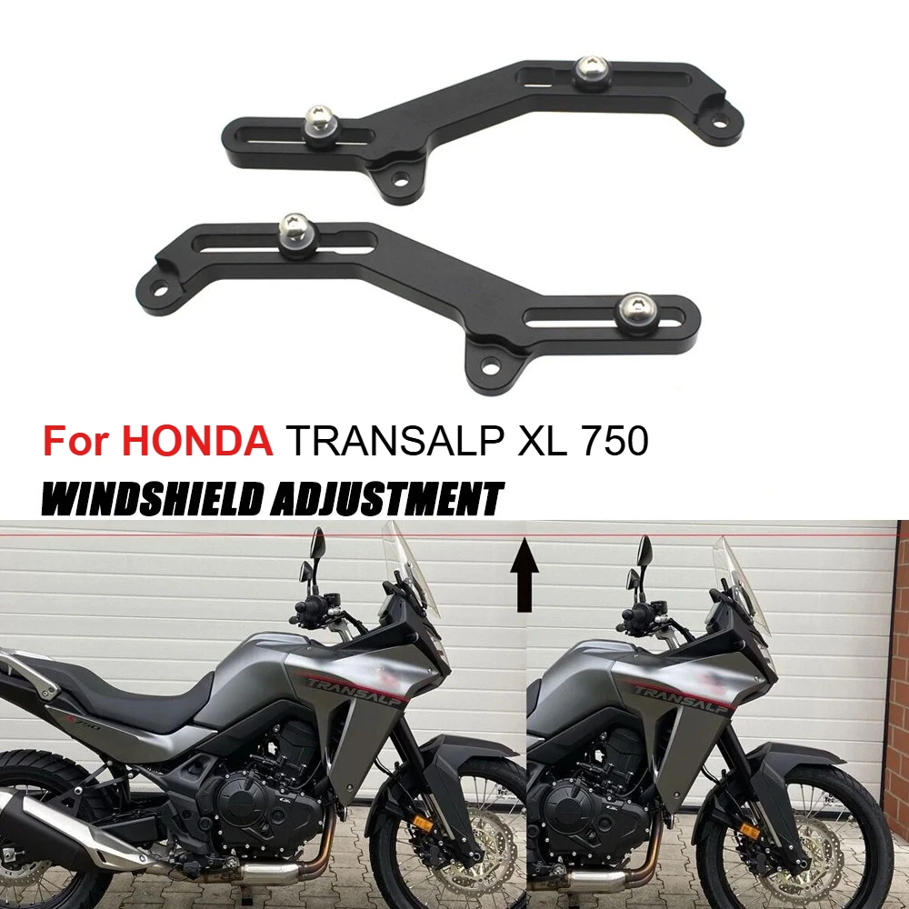 

Для HONDA TRANSALP XL 750 TRANSALP XL750 2023 2024, кронштейн для лобового стекла мотоцикла, регулятор лобового стекла мотоцикла, аксессуары