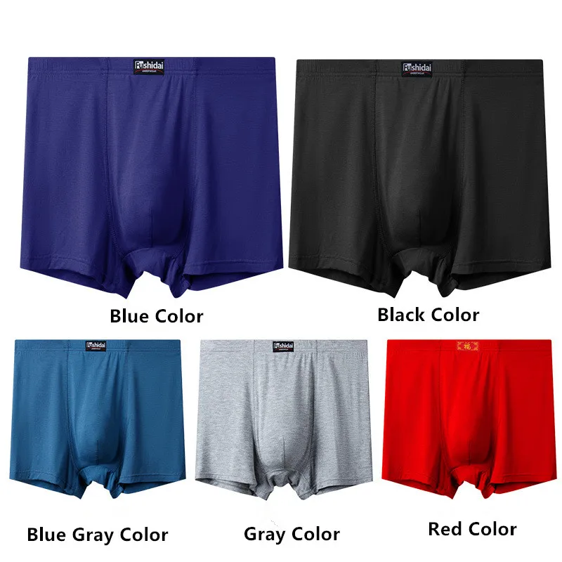 210KG Jumbo Underwear For Men Boxershorts 13XL 12XL 11XL Black Blue Red Modal Underpants PLus Size 8XL Panties Male Large Shorts