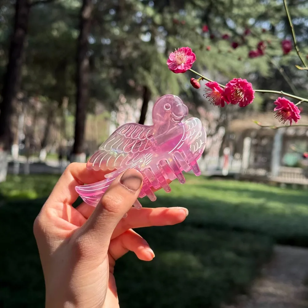 Cute Cartoon Animal Shark Clip Creative Korean Style Acetic Acid Hair Claw Headwear Woodpecker Swallow Bird Hair Claw Streetwear