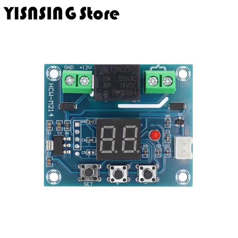 XH-M214 12V Soil Humidity Sensor Controller Irrigation System Automatic Watering Module Digital Display