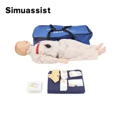 Child CPR Training Manikin Cardiopulmonary Resuscitation Simulates Human First Aid Training Model