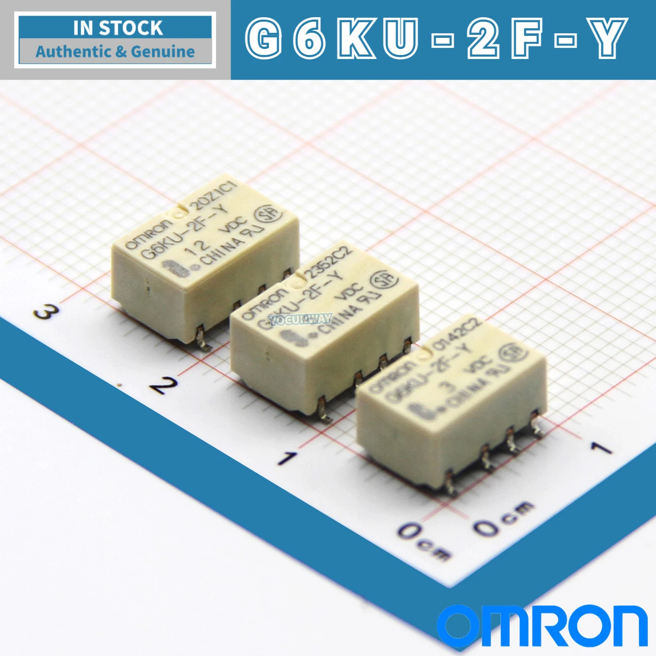 New Authentic Original Japan OMRON Single Relay G6K-2F-Y-3V 2G 2F 4.5V 5VDC12VDC 24VDC RF 8PIN 1A