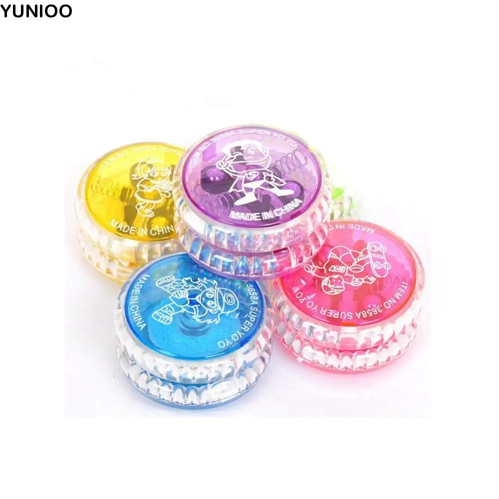 Funny Gift Luminescent LED Flashing Hand-Eye Development Classic Toy Yoyo