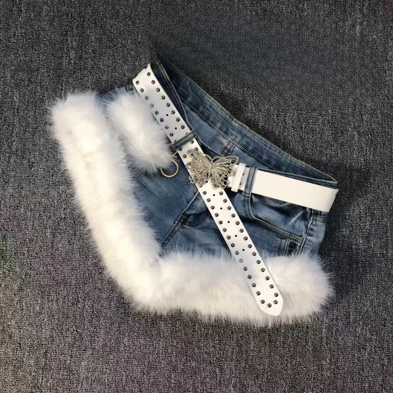 

Эстетические короткие лоскутные брюки для девочек, женские сексуальные винтажные джинсы с низкой талией Y2k, готические уличные джинсовые шорты с узким дизайном