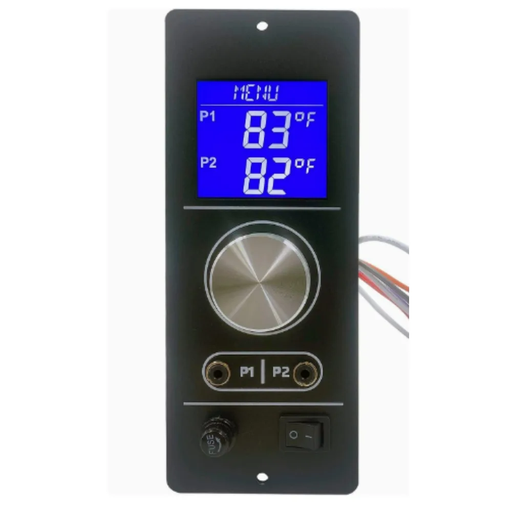 Upgraded Dual PID Algorithm Pellet Smoker Control Panel Wide Temp Range LCD Screen Household BBQ Grill Repair Spare Parts