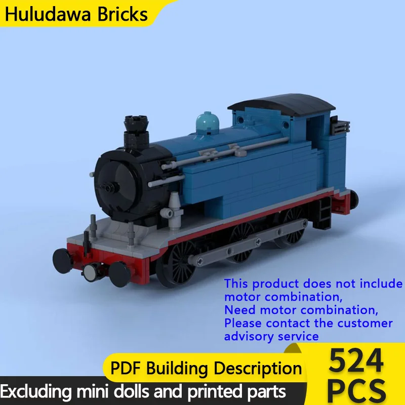 

City Car Model MOC Building Bricks Railway E2 Class Steam Locomotive Modular Technology Gifts Holiday Assemble Children Toy Suit