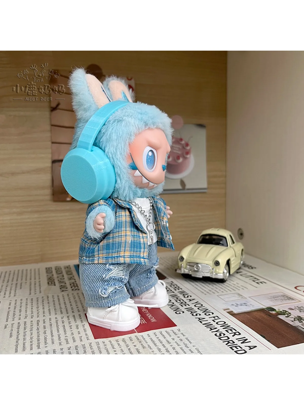 

100% подлинный наряд High Energy Labubu 3.0 Macaron, летняя одежда для отдыха для виниловой куклы 1/2/3 поколения, модная коллекция слепых коробок