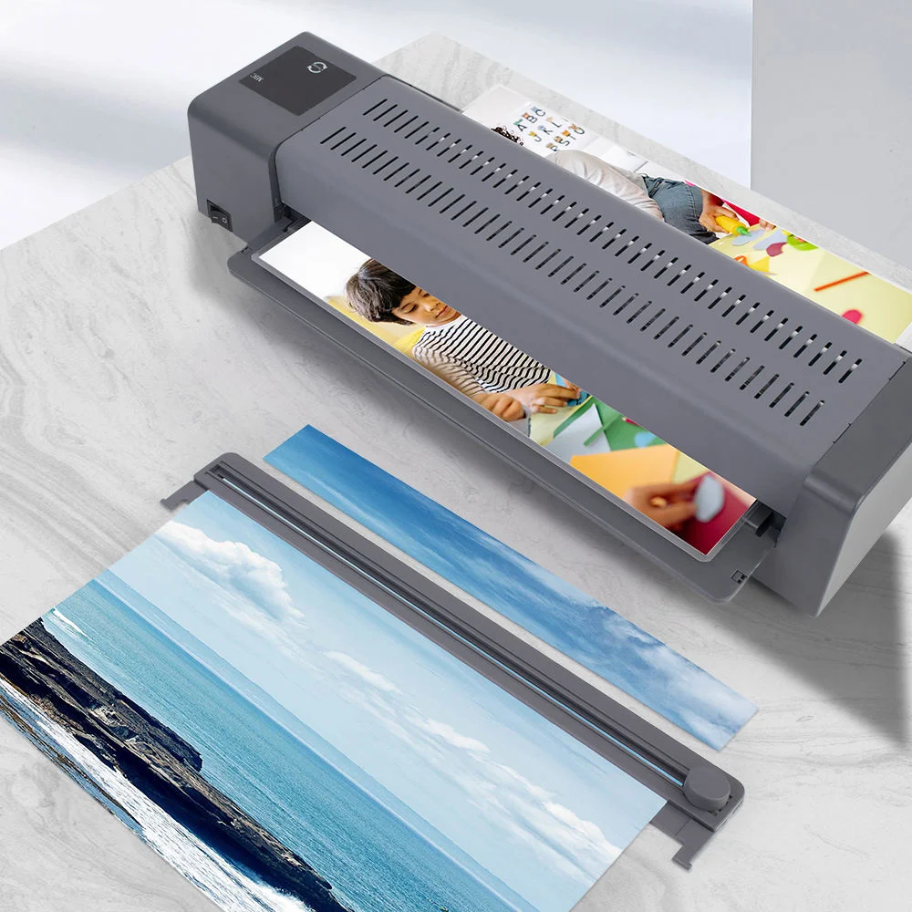 

A3/A4 Office Paper Laminator Machine Hot Lamination Heated Roll For A5/A6 Sizes For Photos