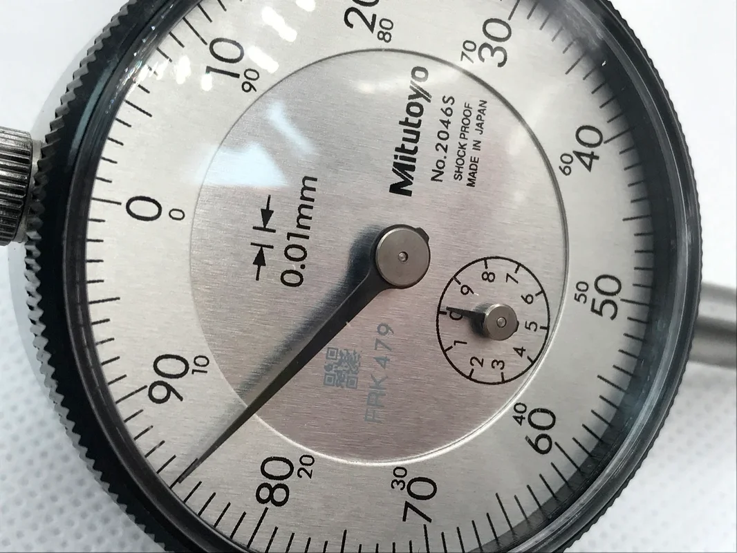 Mitutoyo Dial dźwignia tabeli Gauge wskaźnik wybierania nr 2046S 0-10mm miernik precyzyjne 0.01mm wskaźnik rozdzielczości Mesure Instrument