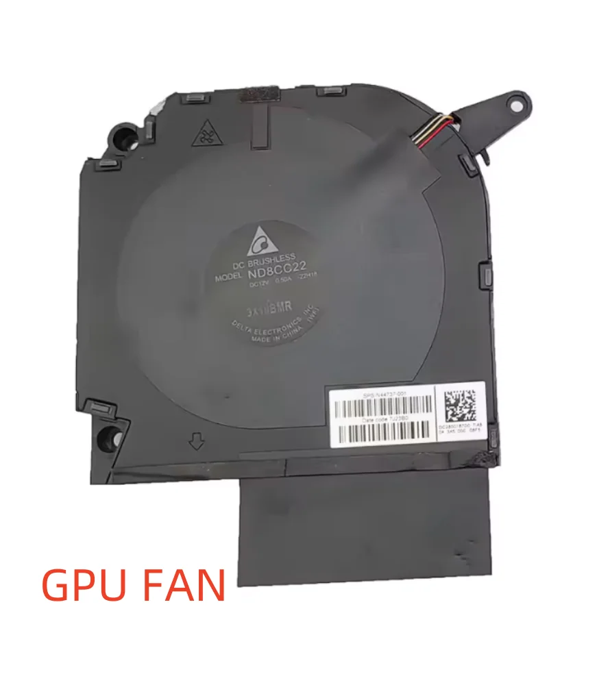 Nowy wentylator chłodzący procesor laptopa do HP TPN-C167 C168 16-wf N44737-001 ND8CC22 22H18 ND8C21 22H17 DC 12V 0.5A