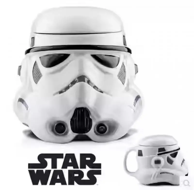 Star Wars The Mandalorians Movie Peripheral Ceramic 3D Coffee Cup Darth Vader Creative Breakfast Cup 400Ml Star Wars Fan Gift