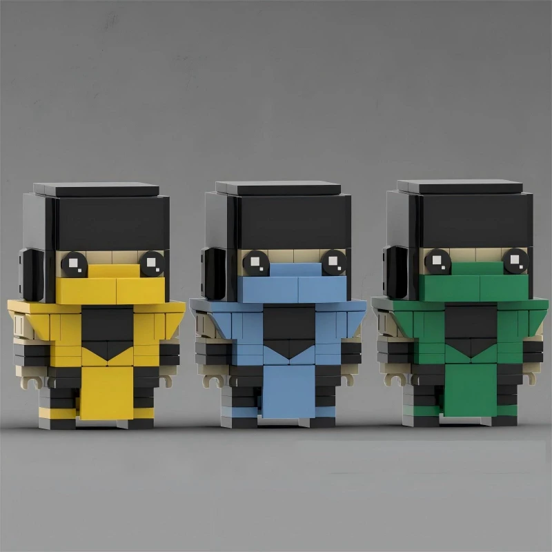 Gioco di combattimento classico Blocchi periferici MOC Mortaled Kombat Action Figures Modello Bambini Assemblaggio Giocattoli Regalo di compleanno del ragazzo